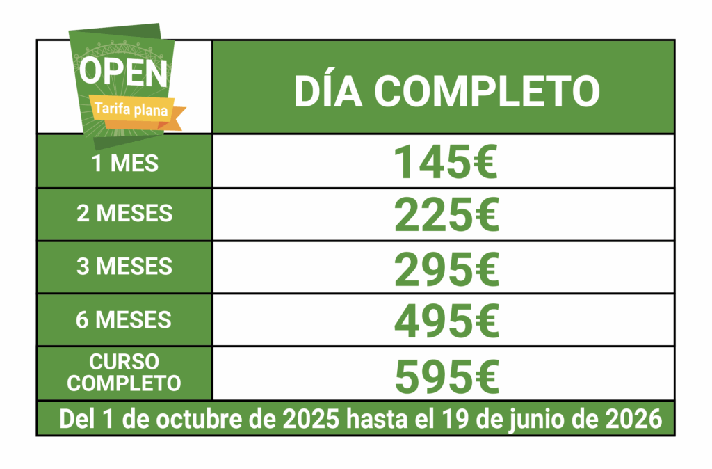 tarifas cursos ingles castellon